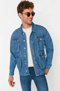 Trendyol Blue Regular Fit Denim Jacket #5018010