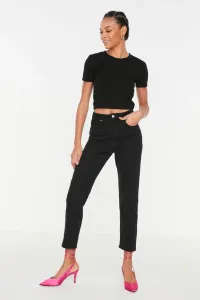 Trendyol Black High Waist Slim Fit Jeans #4745170