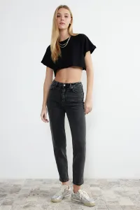 Trendyol Black High Waist Slim Mom Jeans #8973142