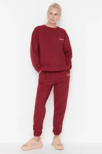 Trendyol Claret Red Loose Jogger Raised Knitted Sweatpants #775139