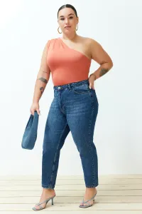Trendyol Curve Blue High Waist Mom Fit Jeans #9232031
