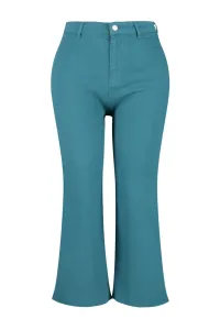 Trendyol Curve benzínové džínsy culotte fit s vysokým pásom #8015923