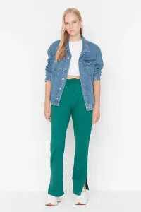 Trendyol Green Stripe Detailed Slit Knitted Sweatpants #5020971
