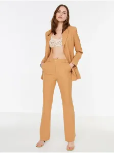 Trendyol Camel Flare Fit Trousers