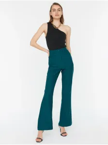 Trendyol Emerald Green Straight Cut Trousers #634698