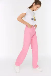 Trendyol Pink High Waist Wide Leg Pants