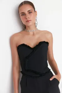 Dámske šaty Trendyol TPRSS22BS0070/Black