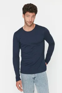 Pánske tričko s dlhým rukávom Trendyol Basic #4174431