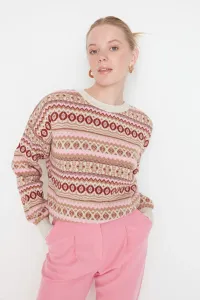 Trendyol Sweater - Beige - Regular fit #4971656