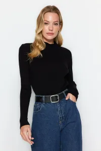 Trendyol Black Basic Stand Up Collar Knitwear Sweater #8525950