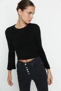 Trendyol Black Spanish Sleeve Knitwear Sweater #4364678