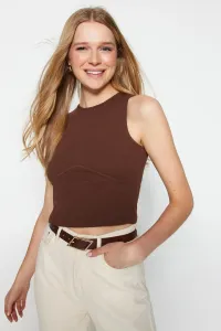 Trendyol Blouse - Brown - Slim fit