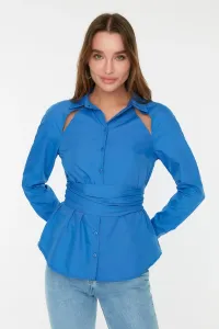 Trendyol Blue Lacing Detailed Shirt #4843081