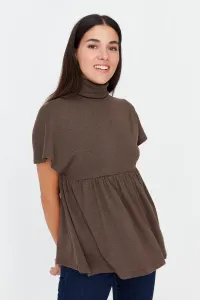 Trendyol Blouse - Brown - Relaxed fit #758278