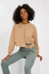 Trendyol Sweatshirt - Brown - Relaxed fit
