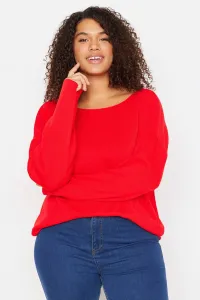 Trendyol Curve Red Cross Band Detailed Knitwear Sweater #6220566