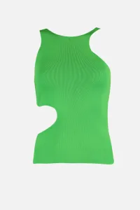 Trendyol Limited Edition Green Window/Cut Out Detailed Knitwear Blouse