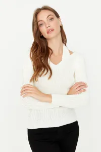 Trendyol Ecru Knit Detailed Knitwear Sweater #791874