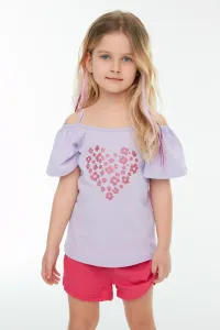 Trendyol Lilac Strap Girl Knitted Blouse #5332225