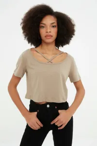 Trendyol T-Shirt - Brown - Regular fit #4406637
