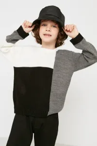 Trendyol Boy Multi Color Color Block Knitwear Sweater #4755362
