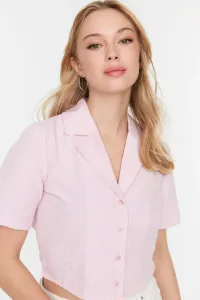 Trendyol Pink Crop Shirt #5519288