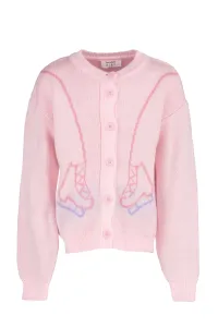 Trendyol Pink Patterned Girl Knitwear Cardigan #5341285