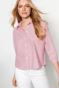 Trendyol Pink Basic Woven Shirt