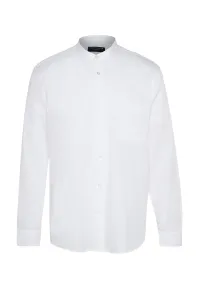 Trendyol Limited Edition White Men's Regular Fit Collar Shirt
