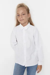 Trendyol White Regular Fit Girls Woven Shirt #5353812