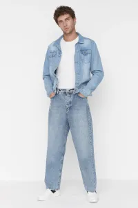 Trendyol Men's Blue Wide Leg Jeans #756133