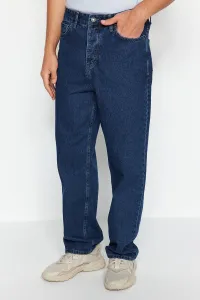 Trendyol Men's Navy Blue Baggy Fit Jeans Denim Pants #7966878