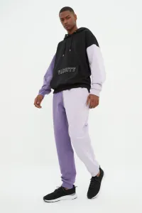 Trendyol Multicolored Men's Oversize Fit Elastic Trousers Printed Sweatpants