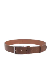 Trendyol Light Brown Men's 4 CM 100% Genuine Leather Belt #4766628