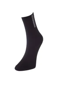 Trendyol Black Cotton Knitted Socks with Stone Accessories