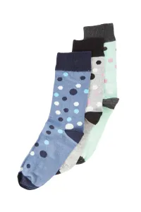 Trendyol Multicolored Men's 3-Pack Polka Dot Cleat Socks
