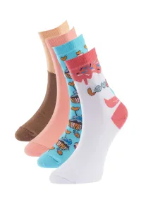 Trendyol Multicolor Patterned 4-Pack Socks