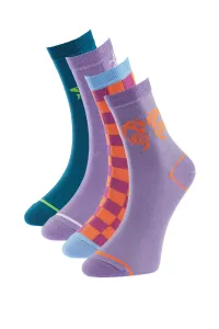 Trendyol Multicolored Patterned 4-Pack Socks