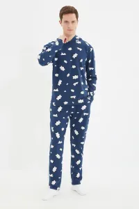 Pánske pyžamo Trendyol TMNAW22PT1067/Navy blue #5147604