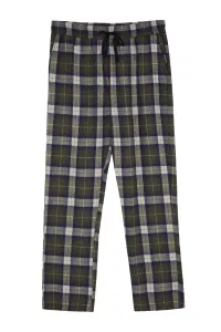 Trendyol Men's Khaki Plaid Regular Fit Woven Pajama Bottoms