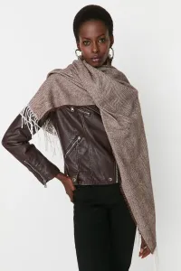 Trendyol Women's Brown Soft-textured Scarf #5627320