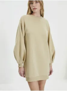 Béžové mikinové šaty Trendyol #670663