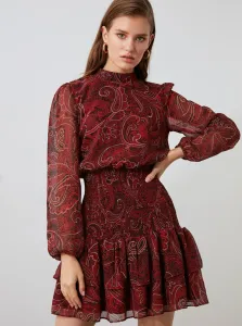 Trendyol Multicolored Pleated Waist Dress #633019