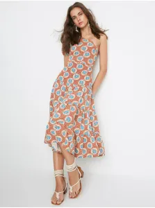 Letné a plážové šaty pre ženy Trendyol - oranžová #634377