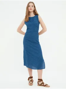 Letné a plážové šaty pre ženy Trendyol - modrá #670298