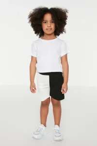 Trendyol Black Color Block Girl Knitwear Shorts & Bermuda #5007995