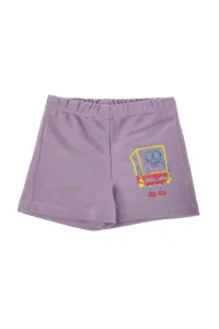 Trendyol Lilac SpongeBob Licensed Girl Knitted Shorts & Bermuda #5019803