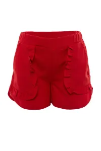 Trendyol Red Pocket Girl Woven Shorts & Bermuda #5010349