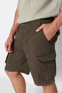 Trendyol Khaki Regular Fit Cargo Pocket Shorts #6939885