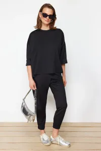 Trendyol Black Oversize/Wide Fit Knitted Two Piece Set